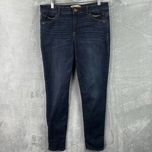 Democracy Jeggings Women's Size 12 Blue Stretch Skinny Jeans 33x28